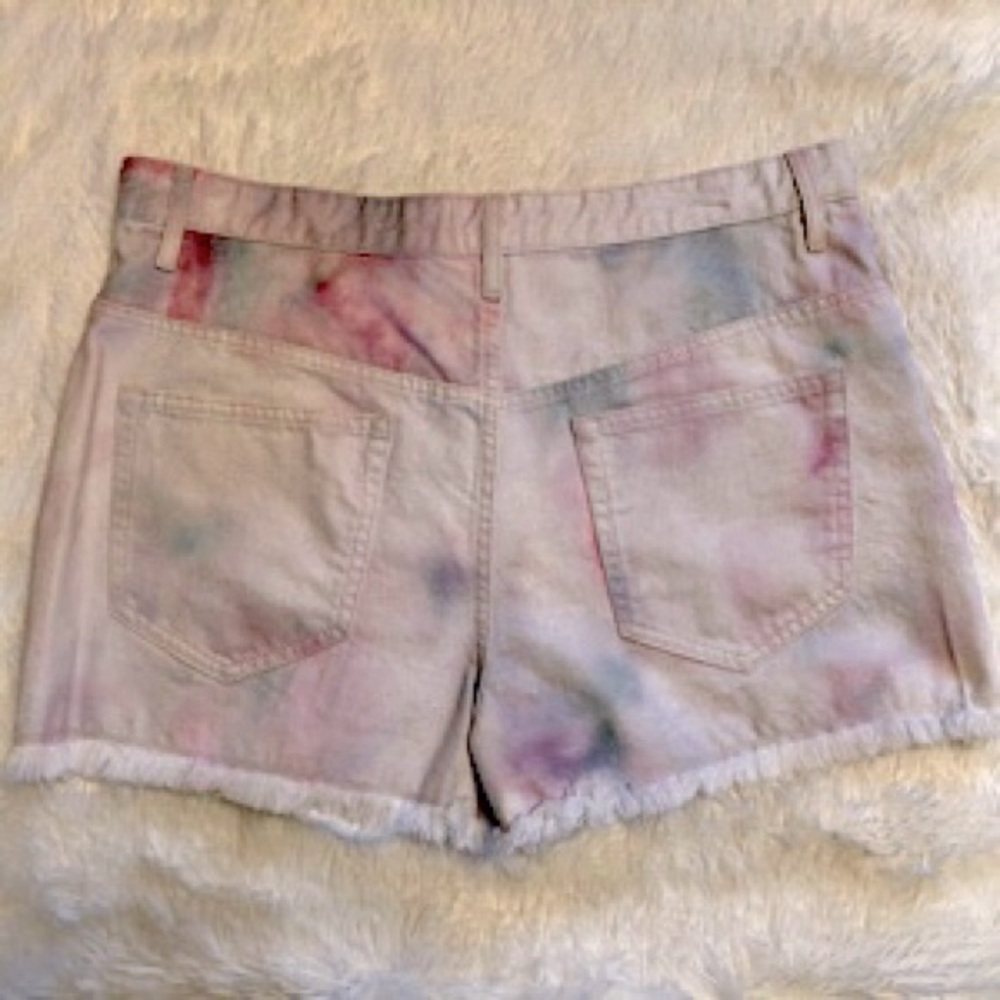 “NEW” Isabel Marant Étoile Lesiabb Tie-Dye Denim Short - Picture 4 of 7